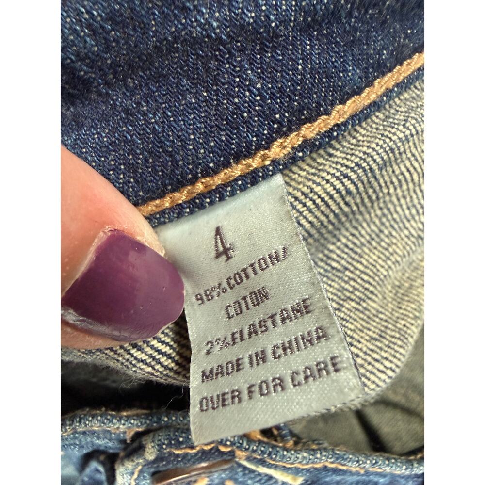 Abercrombie & Fitch Bootcut Stretch Low Rise Jeans Size 4 - 33L - Picture 5 of 7